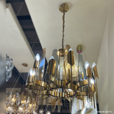 Crystal Lux Люстра Crystal Lux CASA SP-PL12 BRASS