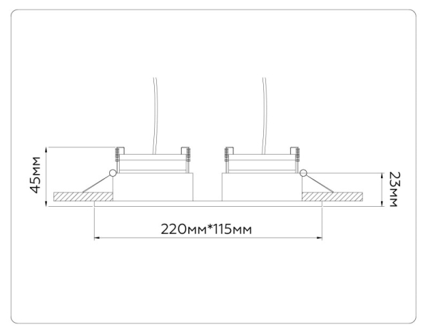 Встраиваемый светильник Ambrella Light TN51920