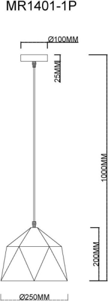 Подвесной светильник MyFar MR1401-1P