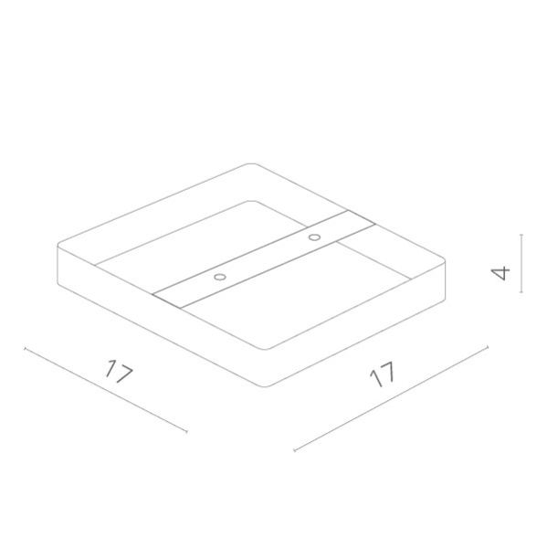 Накладной светильник ARTE Lamp A3612PL-1WH