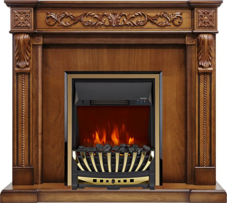 Royal Flame Каминокомплект Neapol - Дуб антик с очагом Aspen Gold
