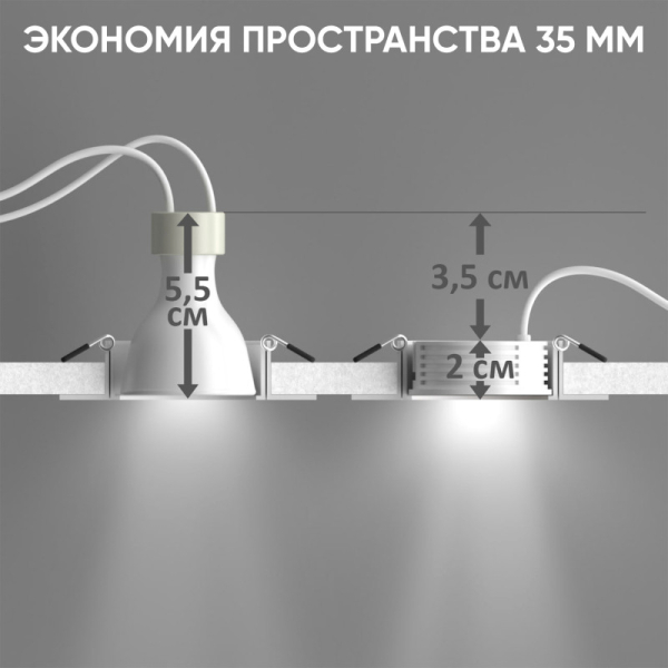 Crystal Lux CLT 090M 7W 4000K WH