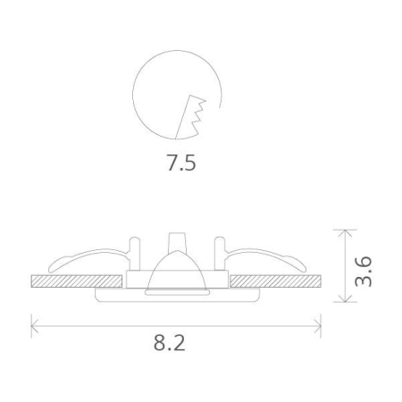 Влагозащищенный светильник ARTE Lamp A5440PL-1WH