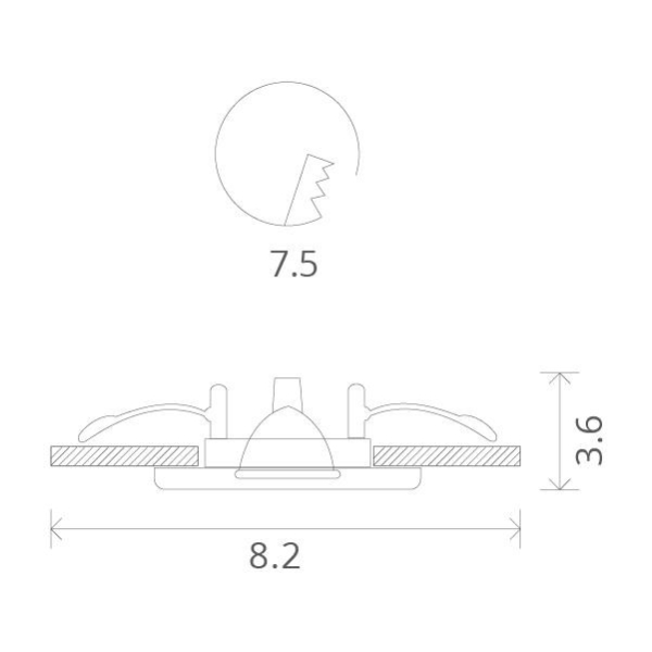 Влагозащищенный светильник ARTE Lamp A5440PL-1WH