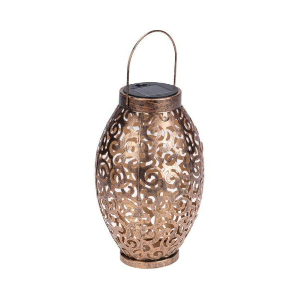 Светильник садовый Фенер, 3000К, встроенный аккумулятор, солнечная панель, коллекция Стамбул REXANT