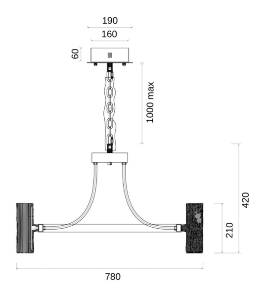 Подвесная люстра Fluorite FL1090-12P