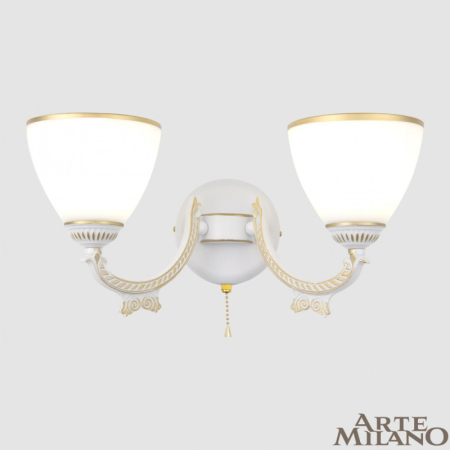 Бра Arte Milano 342837/2W WT+G