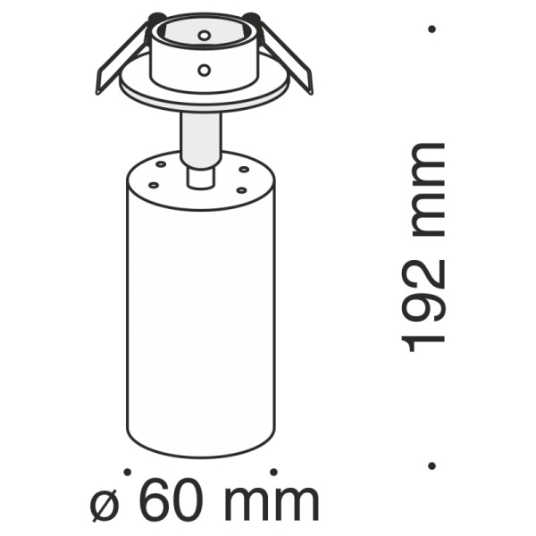 Встраиваемый светильник Maytoni Technical C018CL-01W