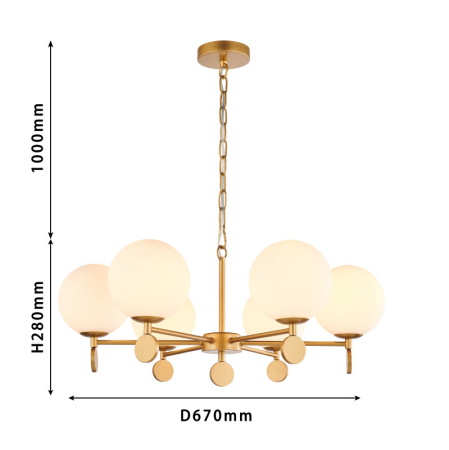 Подвесная люстра Favourite 2928-6P