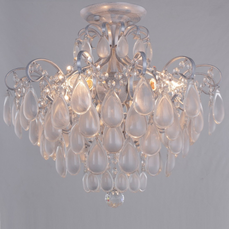 Crystal Lux Светильник потолочный Crystal Lux SEVILIA PL4 SILVER