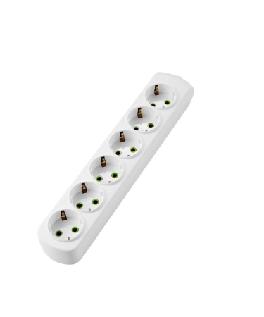 Колодка 6-м с заземл. Letitia LEZARD 721-0600-601