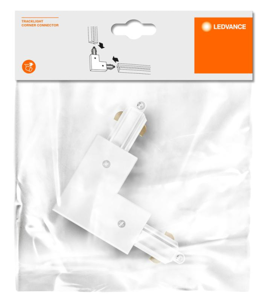 Аксессуар для трекового светильника TRACKLIGHT CORNER CONNECTOR WT LEDVANCE 4058075764040