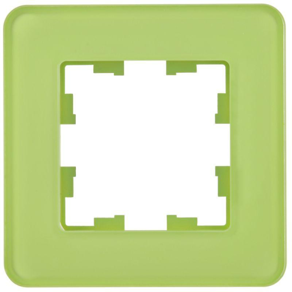 Рамка 1-м BRITE РУ-1-2-Бр стекло эко грин RE IEK BR-M12-G-41-K06