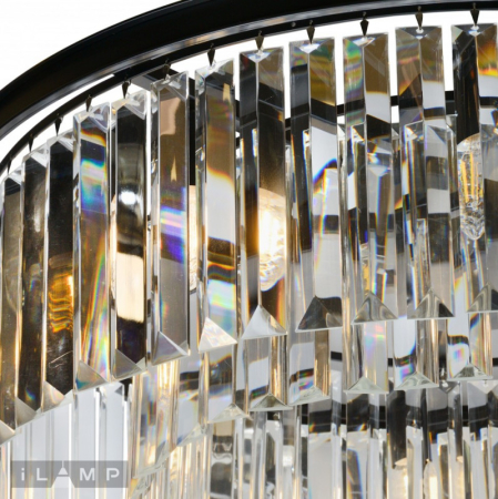 Подвесная люстра iLamp 6102-800 BK