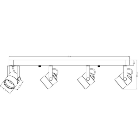 Спот ARTE Lamp A1310PL-4CC