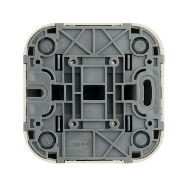 Выключатель 2-кл. ОП Quteo 10А IP20 10AX сл. кость IEK 782232