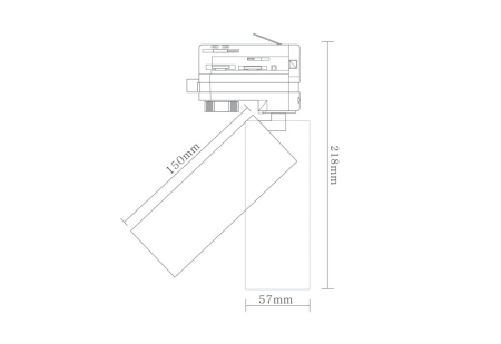 Светильник на шине Donolux DL18895R10W1B Track