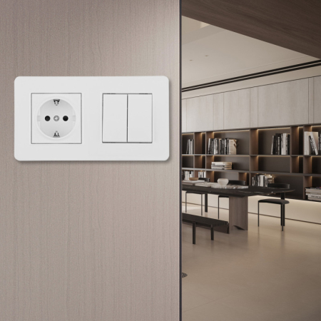 Розетка Arte Milano SET16-2-40-1-30-2 white