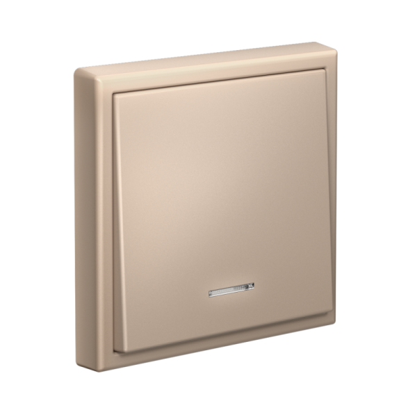 Выключатель 1-кл. ArtGallery (сх. 1а) 10AX с подсветкой механизм песочн. SE GAL001213