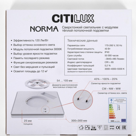 Накладной светильник Citilux CL748K301