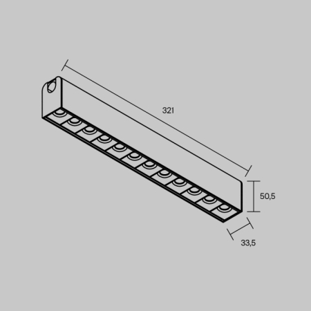 Светильник на шине Maytoni Technical TR237-1-12W3K-B