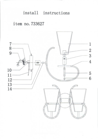 Бра Lightstar 733627