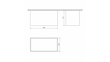 Накладной светильник DesignLed GW-8602-20-BL-WW