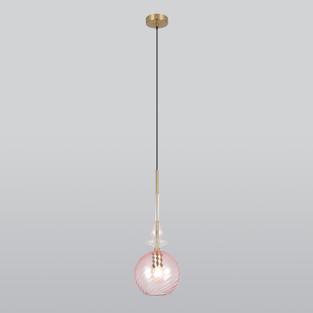 Подвесной светильник Eurosvet 50192/1 розовый