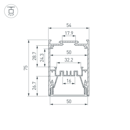 Профиль Arlight 053899