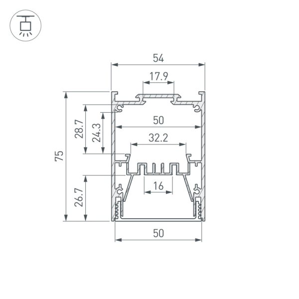 Профиль Arlight 053899