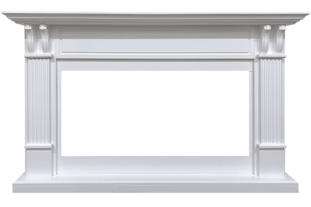 Royal Flame Каминокомплект Cardiff - Белый с очагом Vision 42 LED