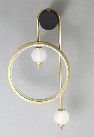 Crystal Lux Бра Crystal Lux RODRIGO AP20W LED BLACK/GOLD