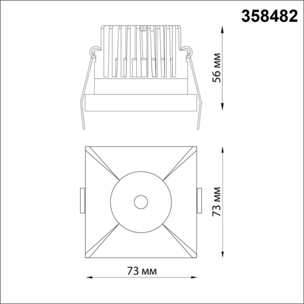 Влагозащищенный светильник Novotech 358482