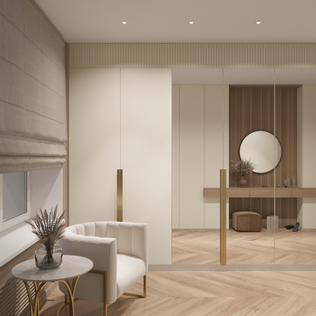 QUASAR 55 BRASS Встраиваемый потолочный гипсовый светильник