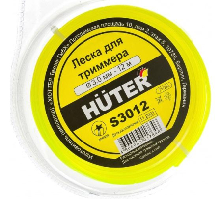 Леска S3012 (звезда) HUTER 71/2/2