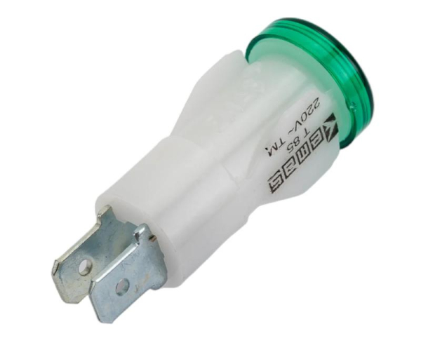 Арматура сигнальная 14мм с лампой 220В зел. EMAS S145NY