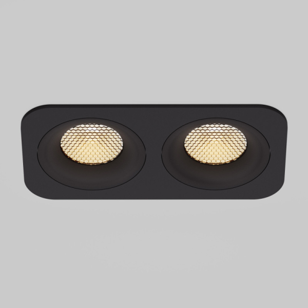 Встраиваемый светильник Elektrostandard 15277/LED 20W 3000K черный