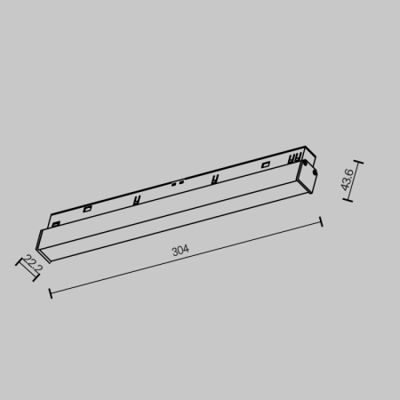 Светильник на шине Maytoni Technical TR030-2-12W2.7K-B