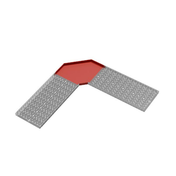 Угол горизонтальный 90град. 50х500мм "ПЛЮС" HD85 КМ PL15825