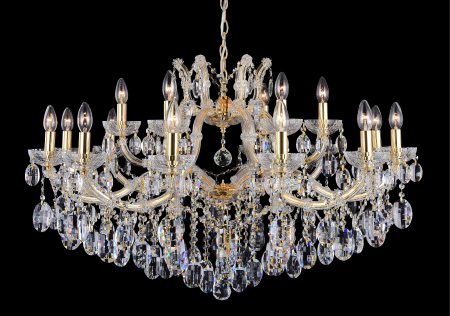 Crystal Lux Люстра Crystal Lux HOLLYWOOD SP12+6 GOLD