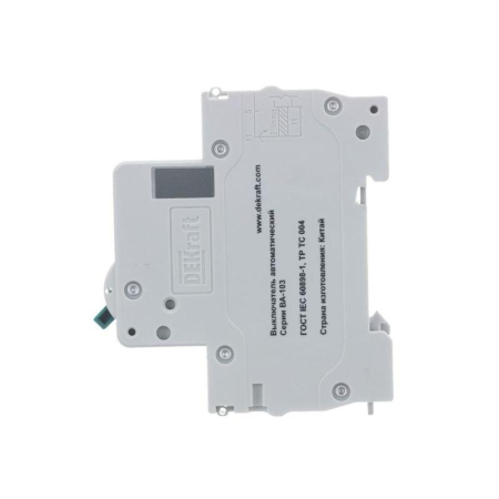 Выключатель автоматический модульный 1п C 40А 6кА ВА-103 DEKraft 12277DEK