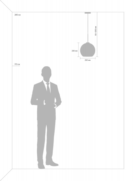 Подвесной светильник Freya FR8003PL-01B