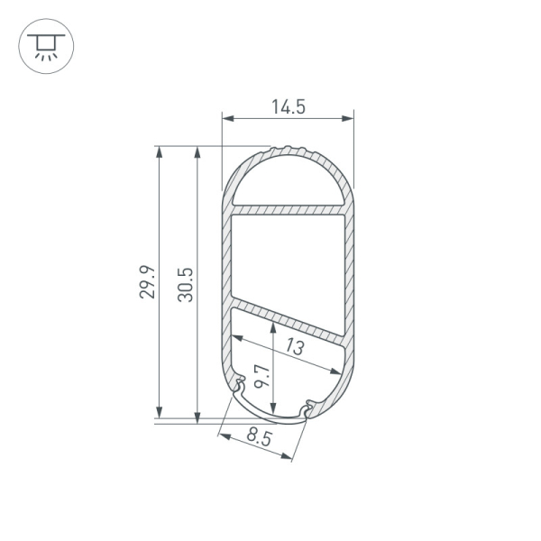 Профиль Arlight 054942