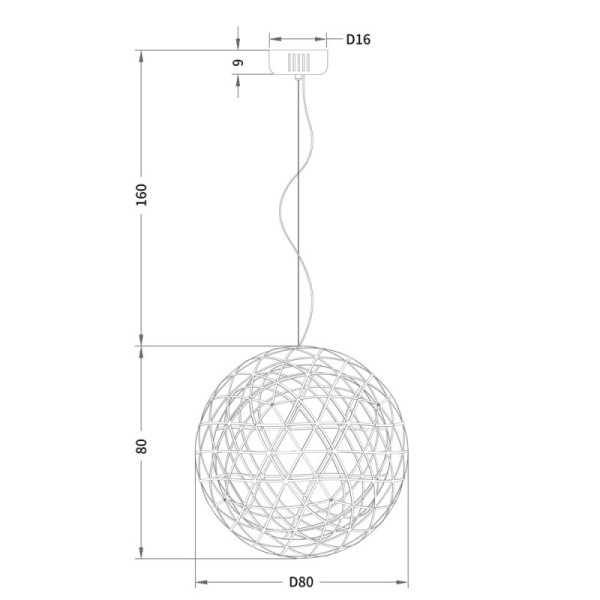 Подвесная люстра Divinare 1030/02 SP-162