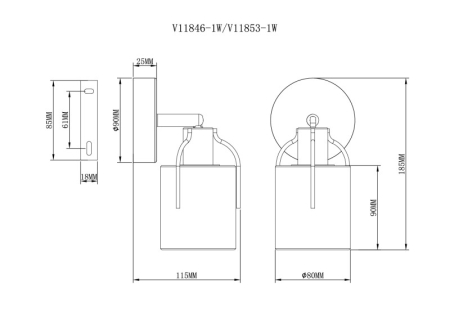Спот Moderli V11846-1W