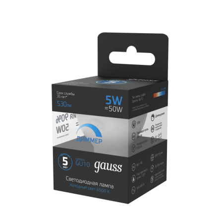 Светодиодная лампа Gauss 101506305-D