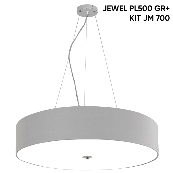 Crystal Lux Светильник потолочный Crystal Lux JEWEL PL700 GR