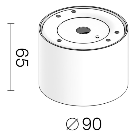 Накладной светильник LeDron LXS0812-8W 3000K