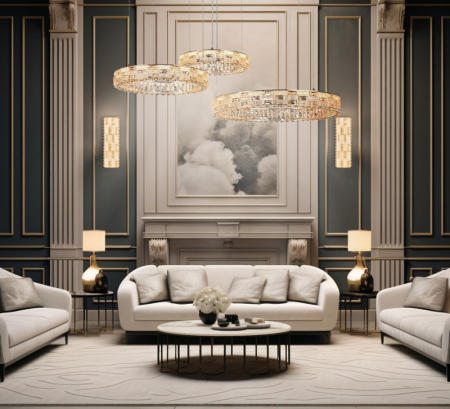 Подвесная люстра Fluorite FL1051-30P