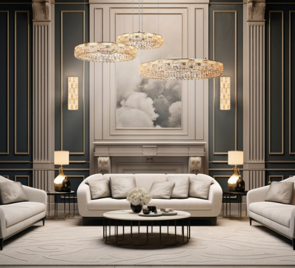 Подвесная люстра Fluorite FL1051-30P